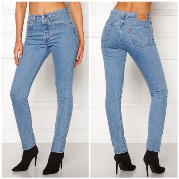 Levi's 501 Skinny Stretch Jeans Small Blessings - Picture 5 of 5